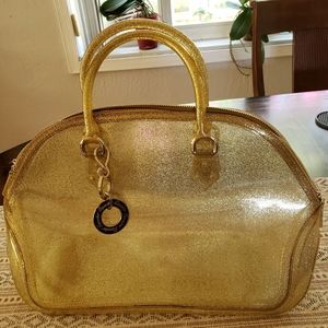 Gold glitter Sapsucker handbag